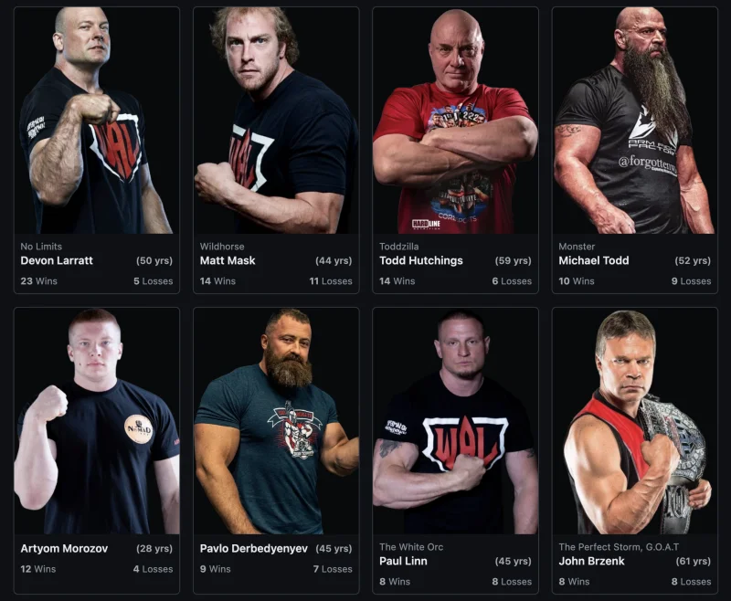 Almost of the top athletes are over 40