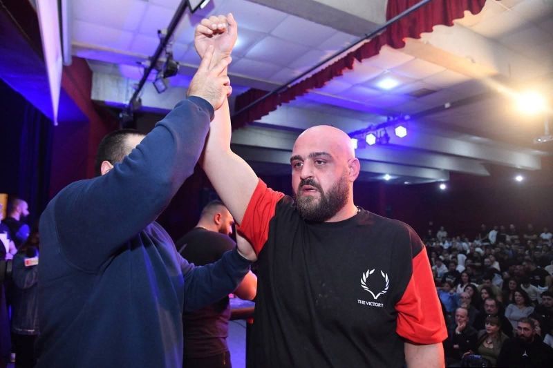 RIP Alain basil , Lebanon armwrestler while attending an arm wrestling event